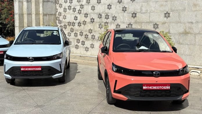 Tata Tiago in the Pangong Pulse and Varanasi Vibrant shades | Photo: By special arrangement