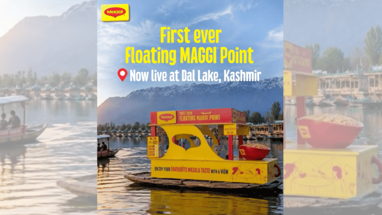 Maggi floating kiosk in Kashmir’s Dal Lake sparks instant backlash