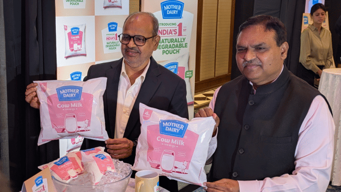 Meenesh Shah and Jayatheertha Chary at the launch event | Himanshi Aggarwal | ThePrint