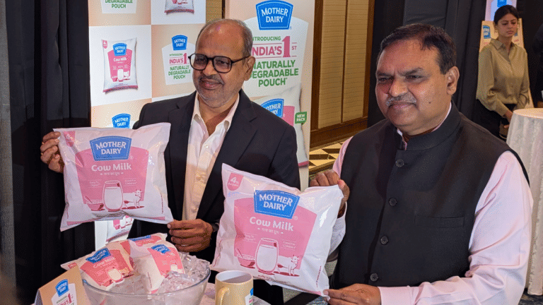 Mother Dairy launches new naturally degradable milk pouches. Took 4 yrs to make