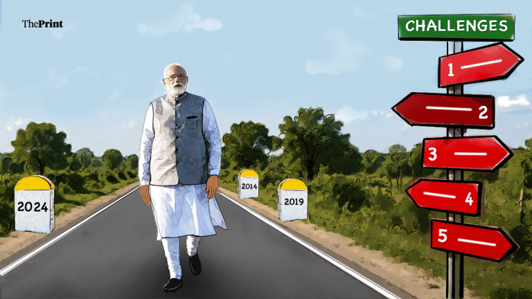 Five challenges await Modi. First, he must shake off the past and Nehru