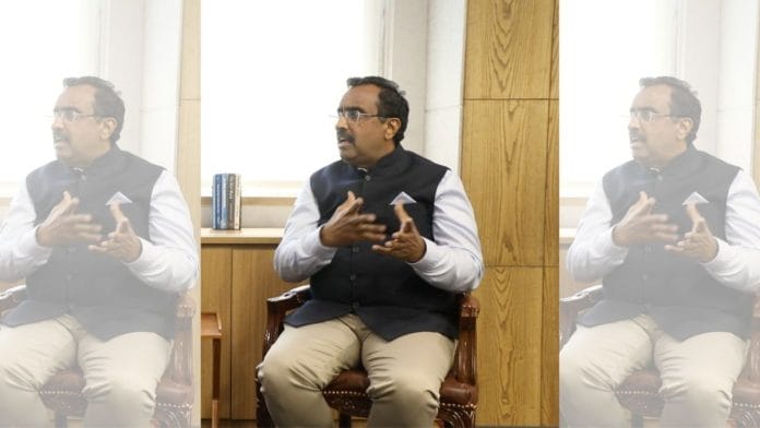 Ram Madhav in conversation with ThePrint