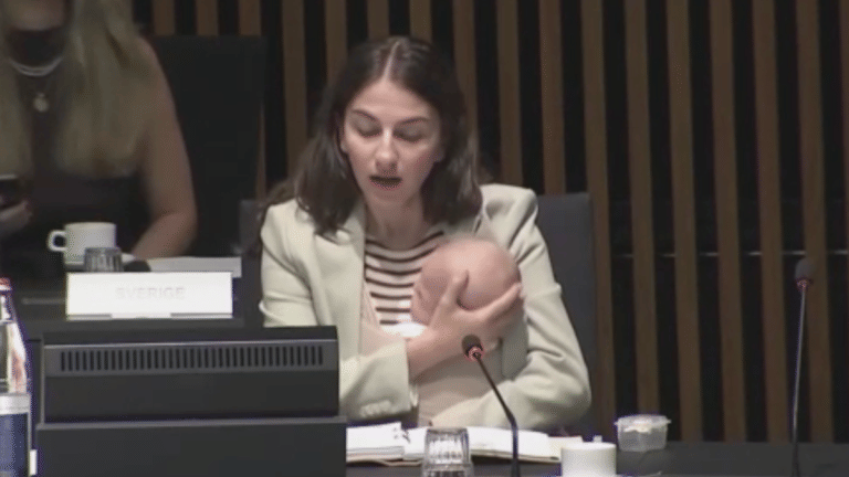 The youngest attendee at the EU Council was a Swedish minister’s 3-month-old baby