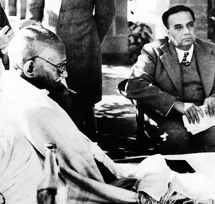 Gandhi stayed at Hyderi Manzil (now Gandhi Bhawan) with Suhrawardy in Kolkata in the run up to Independence. Image: Wikipedia