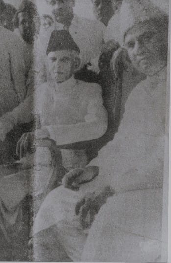 Huseyn Suhrawardy with Muhammad Ali Jinnah. Image: Wikipedia