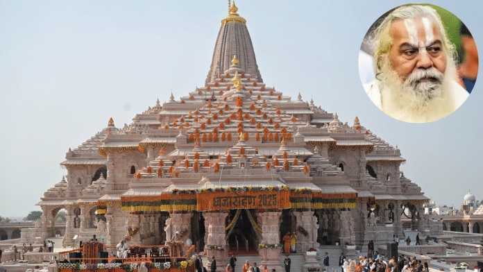 Mahant Kamal Nayan Das (inset) stated that any alleged irregularities in donations received by Ram Mandir should be investigated through an impartial and transparent probe | Commons