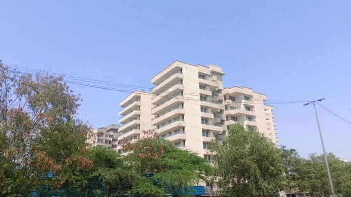 The Maharishi Dayanand Cooperative Group Housing Project, started in 2009, has faced years of delays due to fund shortages, internal member disputes, and prolonged legal delays. Almina Khatoon | ThePrint
