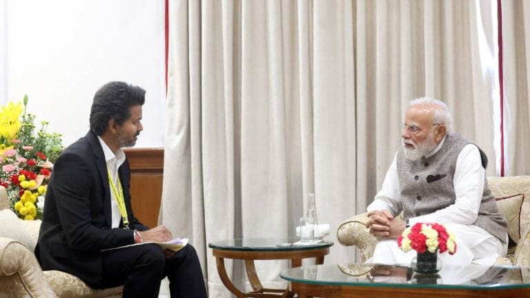 At NITI Aayog, Vijay lays out TN development agenda—raises NEET, funds, youth skills & infra demands