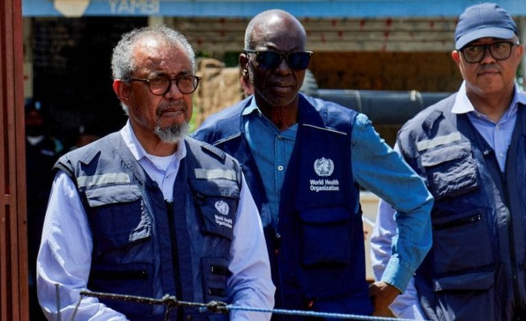 WHO’s Tedros says Uganda should reconsider Congo border closure over Ebola