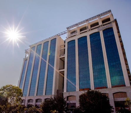 By day, the Summit Building resembles a conventional commercial complex. By night, it transforms into the centre of Lucknow's clubbing and nightlife scene