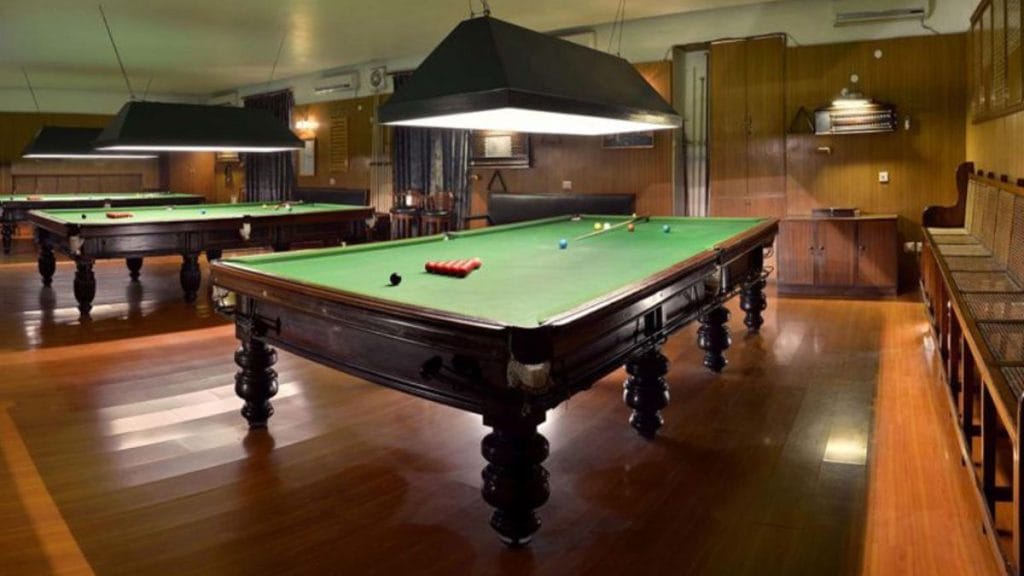 The billiards room at the Delhi Gymkhana Club | delhigymkhana.org.in