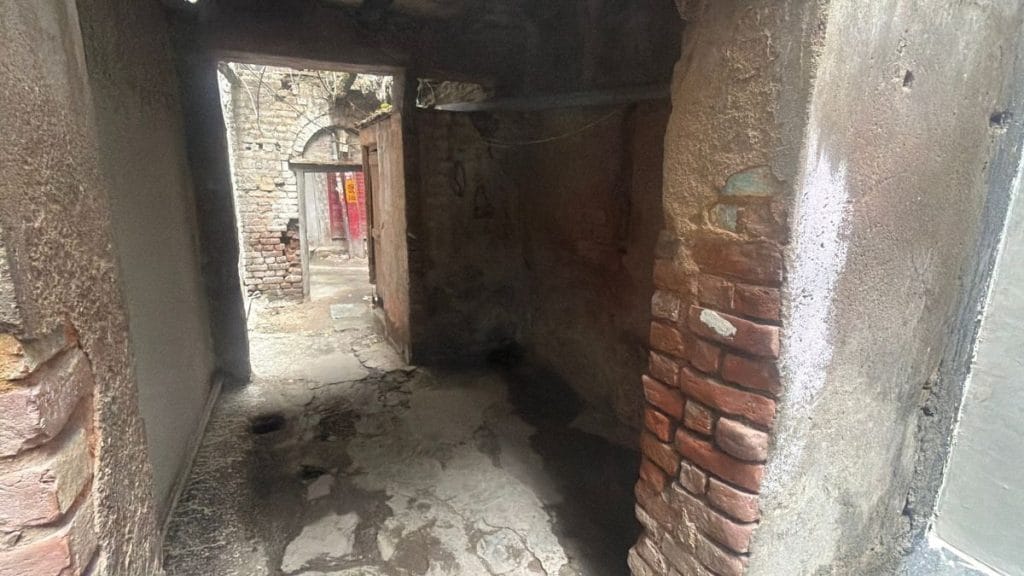 One of the few remaining animal sheds in Shahpur Jat. Many such structures have given way to designer studios and boutiques | Triya Gulati, ThePrint