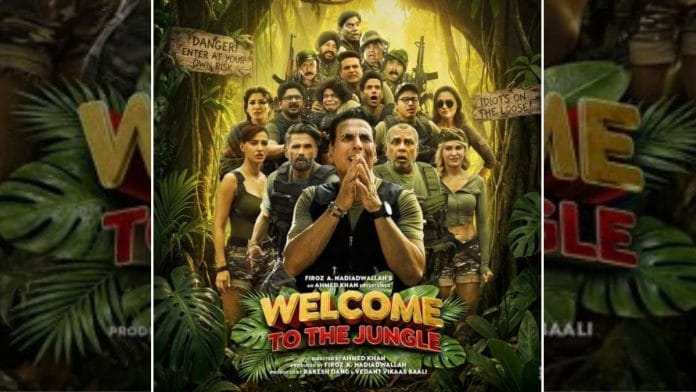 Directed by Ahmed Khan, Welcome ot the jungle is set to release on 26 June | IMDB