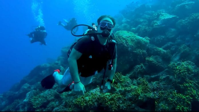 Rahul Gandhi scuba diving in the Andaman Islands. | YouTube