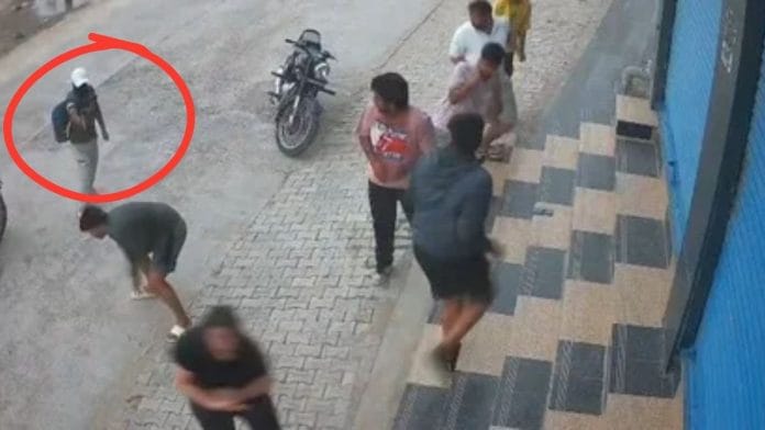 CCTV footage of the firing incident in Hansi, Haryana | By special arrangement