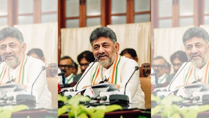 New Karnataka CM D.K. Shivakumar after his swearing-in ceremony Wednesday | X