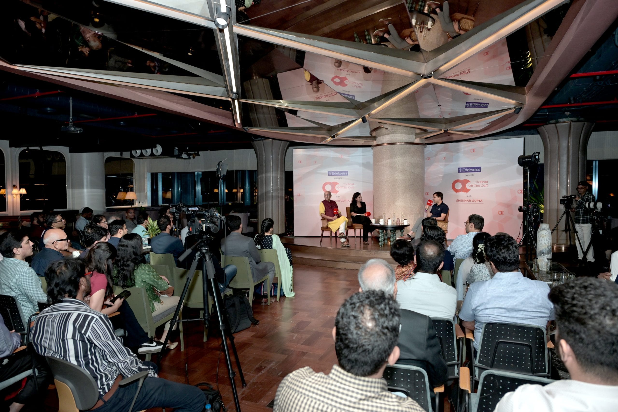 Members of audience at ThePrint OTC in Hyderabad. | Suraj Singh Bisht/ThePrint