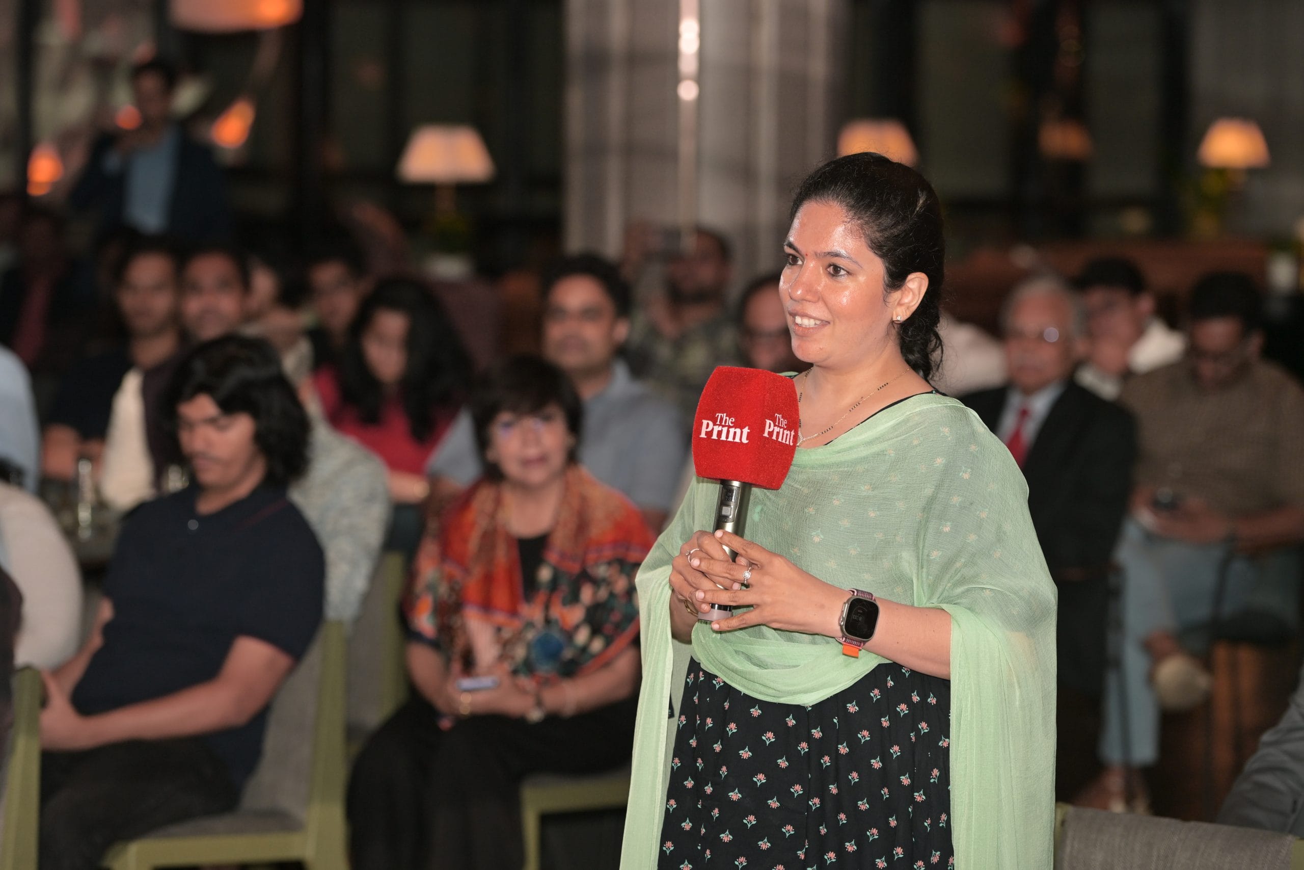 Oncologist Dr Kripa Bajaj at the event. | Suraj Singh Bisht/ThePrint