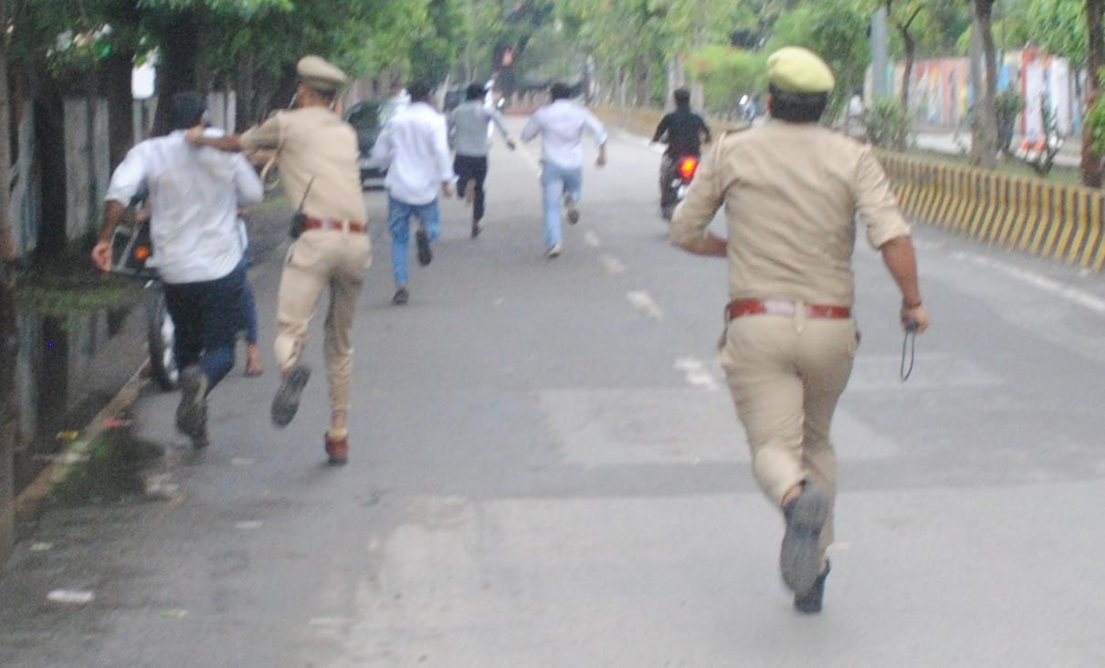 Meerut Police say they carried out arrests after some of the protesters 'incited the victim's family members, illegally blocked the road, instigated a crowd'. | By special arrangement