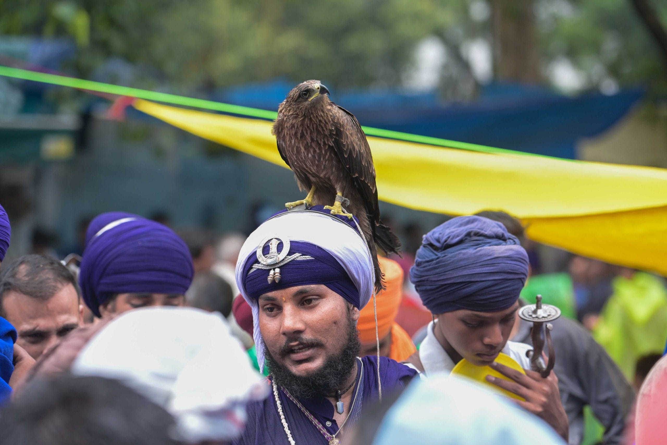Nihangs at Jantar Mantar, the heart of the CJP protest | Suraj Singh Bisht | ThePrint 