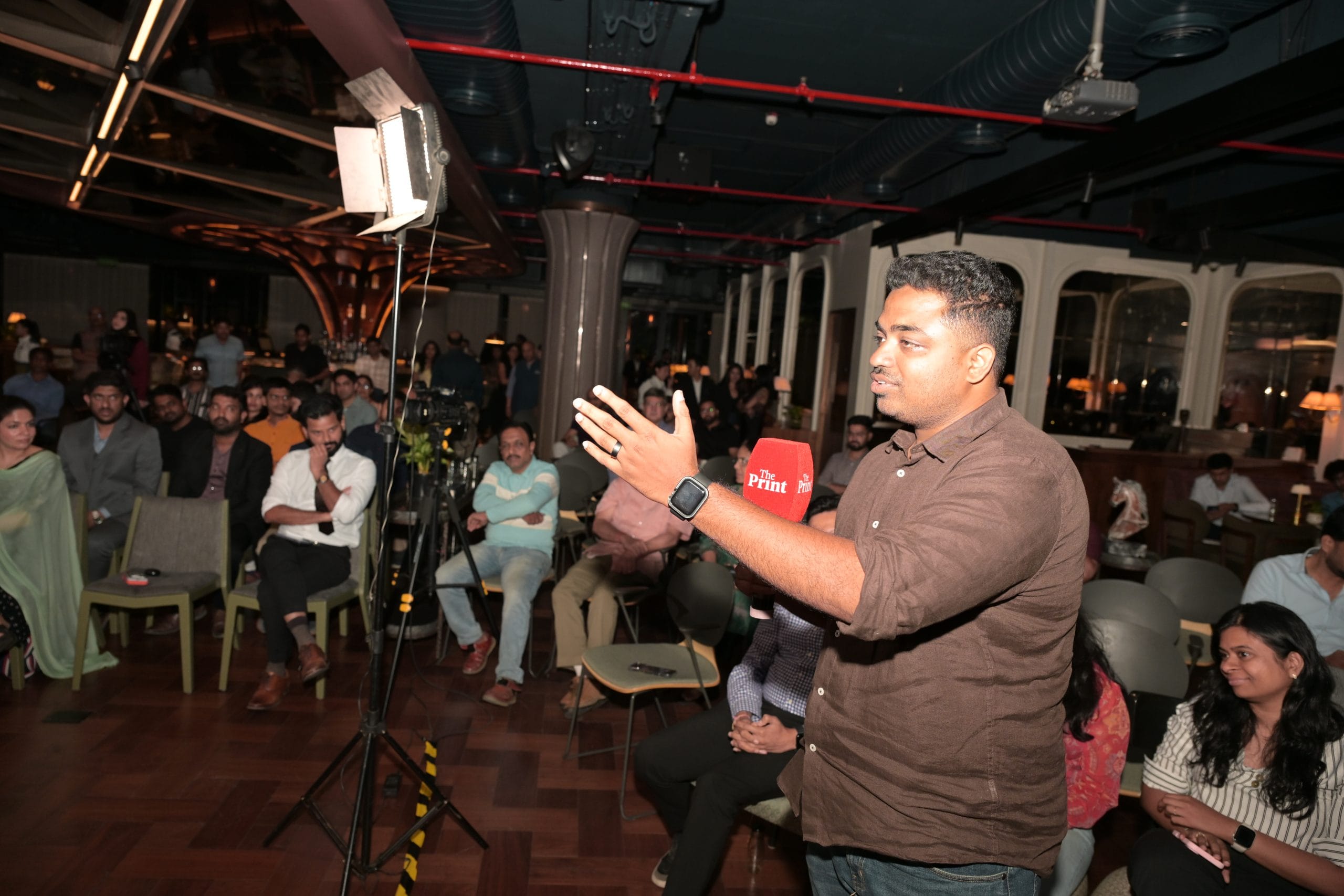 Vinay Raj Chouhan, the Founder of ClappX. | Suraj Singh Bisht/ThePrint
