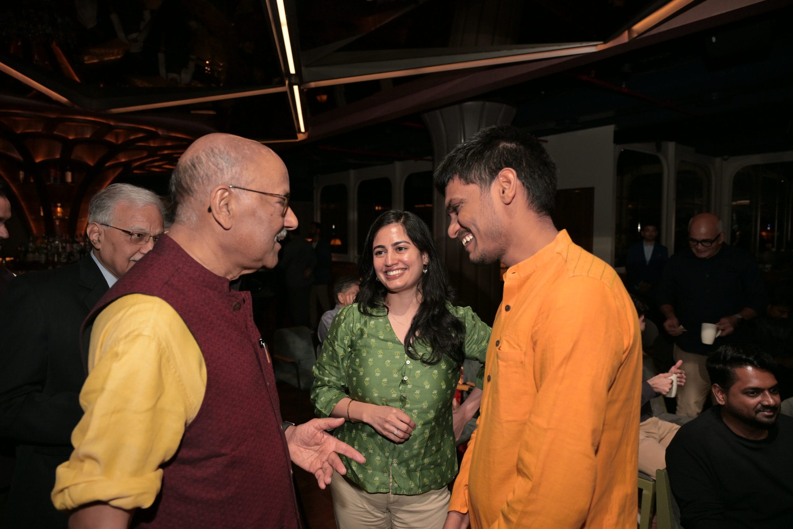 Shekhar Gupta interacting with students of ThePrint School of Journalism. | Suraj Singh Bisht/ThePrint