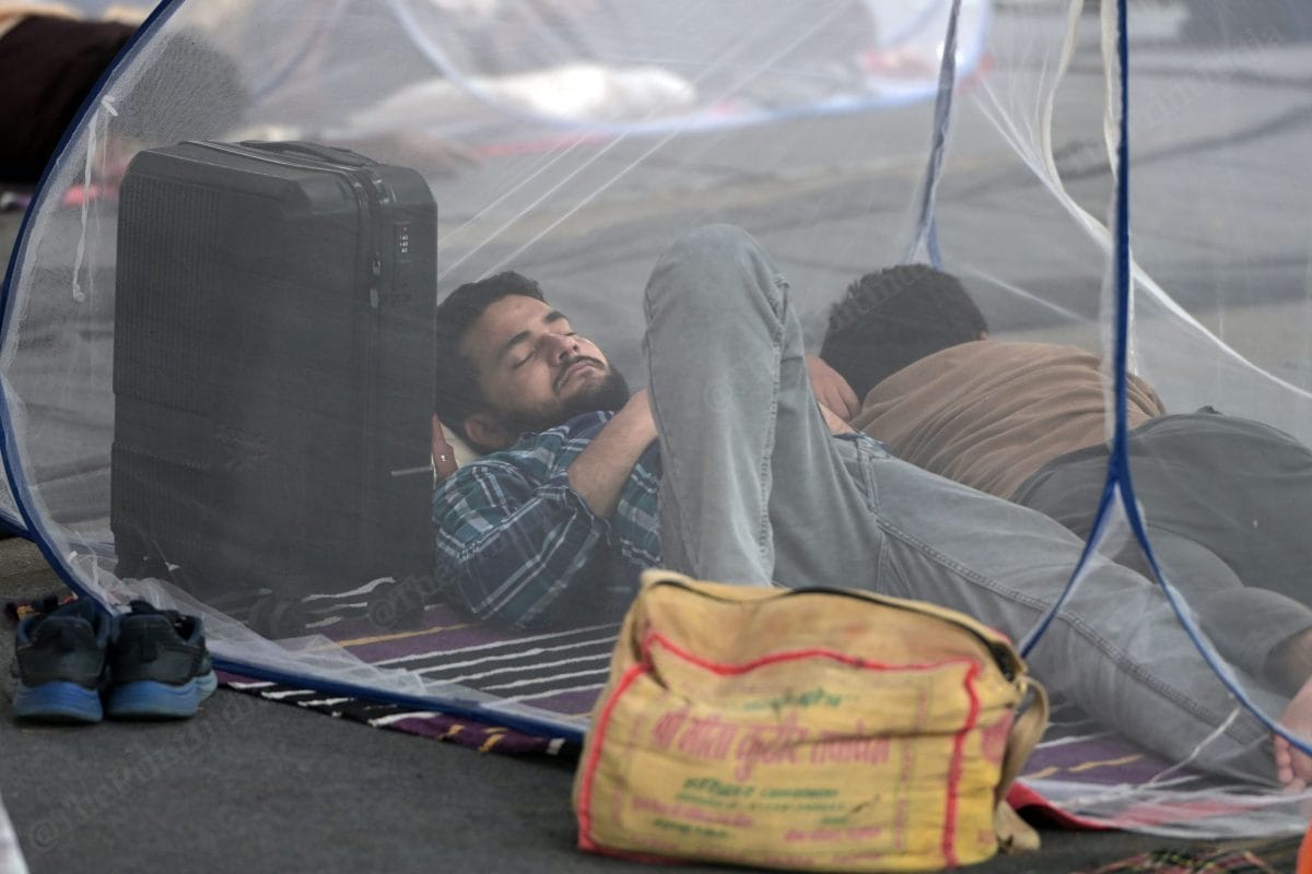 People outside from Delhi also join CJP protest and staying at Jantar Mantar | Photo: Suraj Singh Bisht | ThePrint