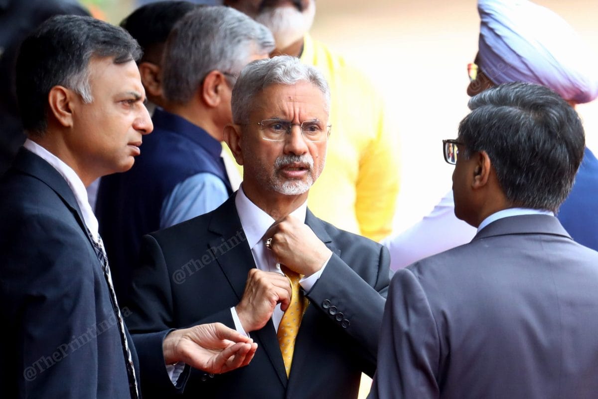 External Affairs Minister S. Jaishankar at Rashtrapati Bhavan | Praveen Jain | ThePrint