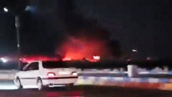Smoke rises from a fire after an explosion, amid reports of explosions by Iranian state media, in Bandar Abbas, Hormozgan Province, Iran in this screengrab obtained from a social media video released July 8, 2026 | Reuters