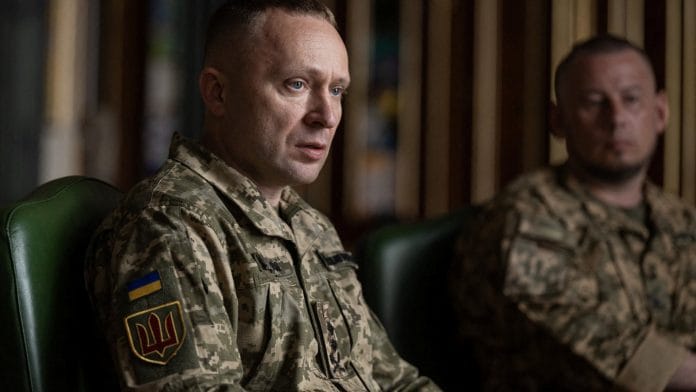 Major General Mykhailo Drapatyi attends a meeting with Ukraine's President Volodymyr Zelenskiy, amid Russia's attack on Ukraine, in Kyiv, Ukraine July 20, 2026. | REUTERS