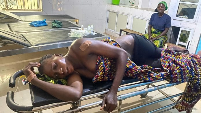 A victim of a gunmen's attack receives treatment at the Salem Medical Centre in Kaduna, the morning after an attack in Naridon Village in Kauru local government area of Kaduna State, Nigeria, July 27, 2026. | Richard Salama/ REUTERS