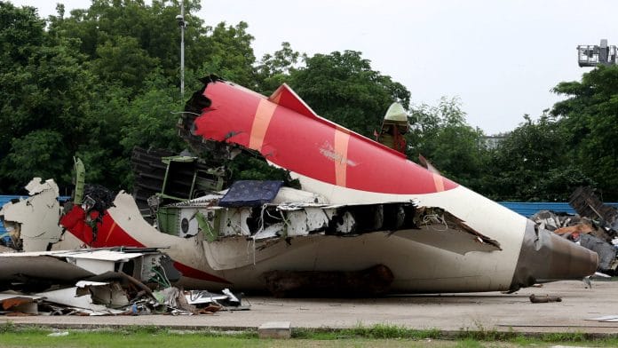 File photo of the wreckage of the Air India Boeing 787-8 Dreamliner plane sits on the open ground, outside Sardar Vallabhbhai Patel International Airport, Ahmedabad, India. | Amit Dave/Reuters