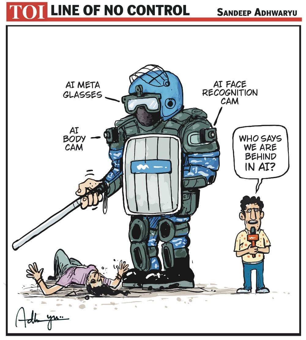 Cartoonist Alok X/@caricatured