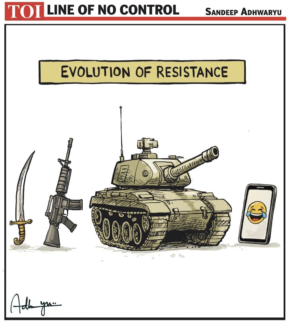 Sandeep Adhwaryu | X\@CartoonistSan