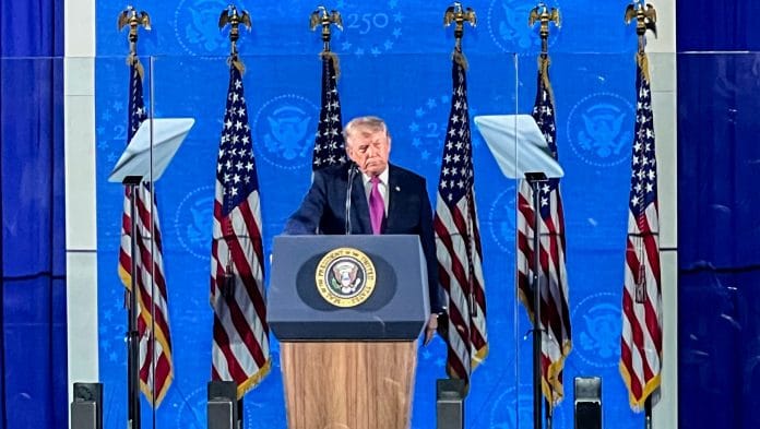 Donald Trump at Mount Rushmore National Memorial in Keystone Jesse Brown Nelson | Bloomberg