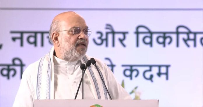 Union Minister Amit Shah speaking at Ministry of Cooperation's fifth foundation day event in Delhi | Video grab via X