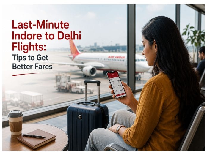 Last-Minute Indore to Delhi Flights: Tips to Get Better Fares