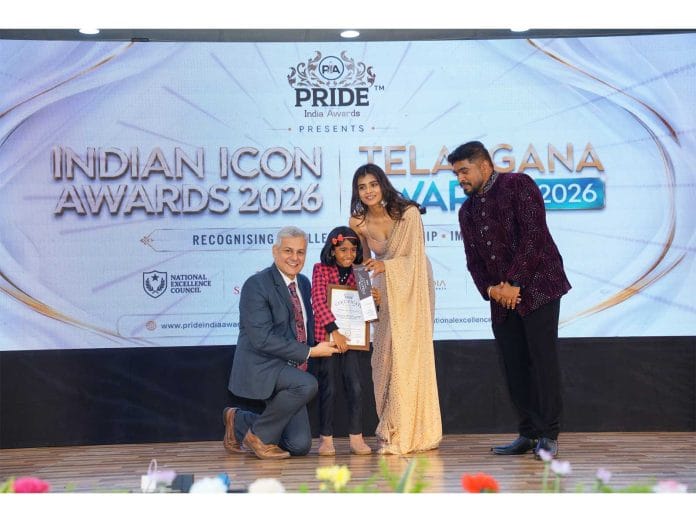 Victoria Isaac, 9, Named Young Prodigy of the Year for Music and Creative Innovation at Hyderabad's Indian Icon Awards 2026