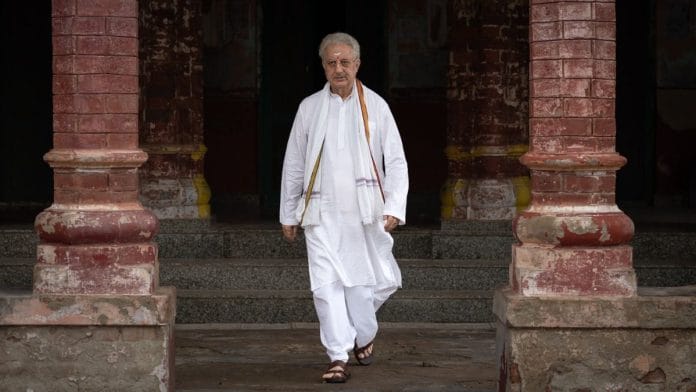Anupam Kher as Ashok Singhal from the upcoming film Shri Ram Bhoomi. Image: @AnupamPKher/X