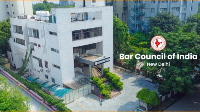 File photo of Bar Council of India in New Delhi | Courtesy: barcouncilofindia.org