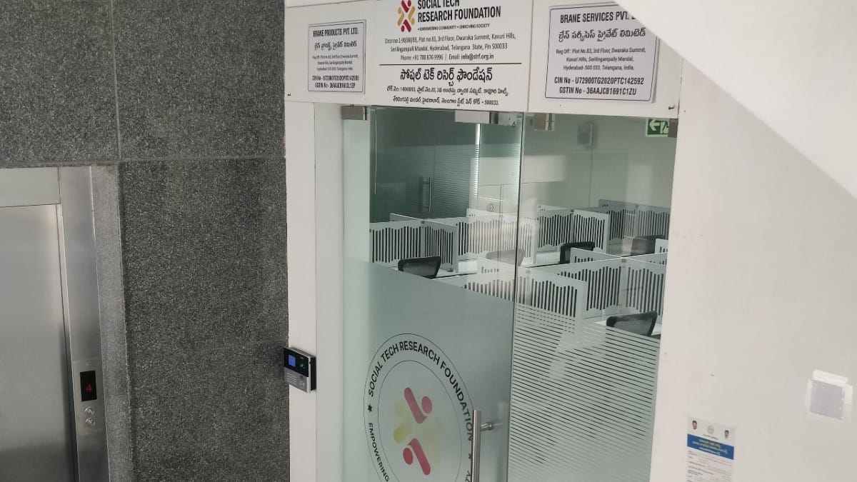 Empty chairs at Brane-Social Tech office suggest Brane staff doesn't work out of this space anymore | Amrtansh Arora/ThePrint