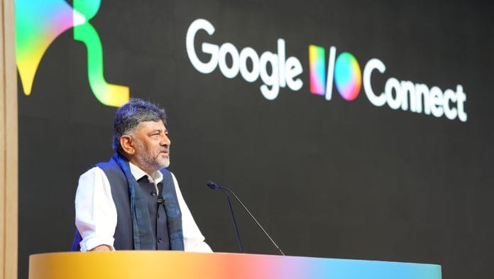 Karnataka CM Shivakumar at Google Connect India meet | X\@DKShivakumar