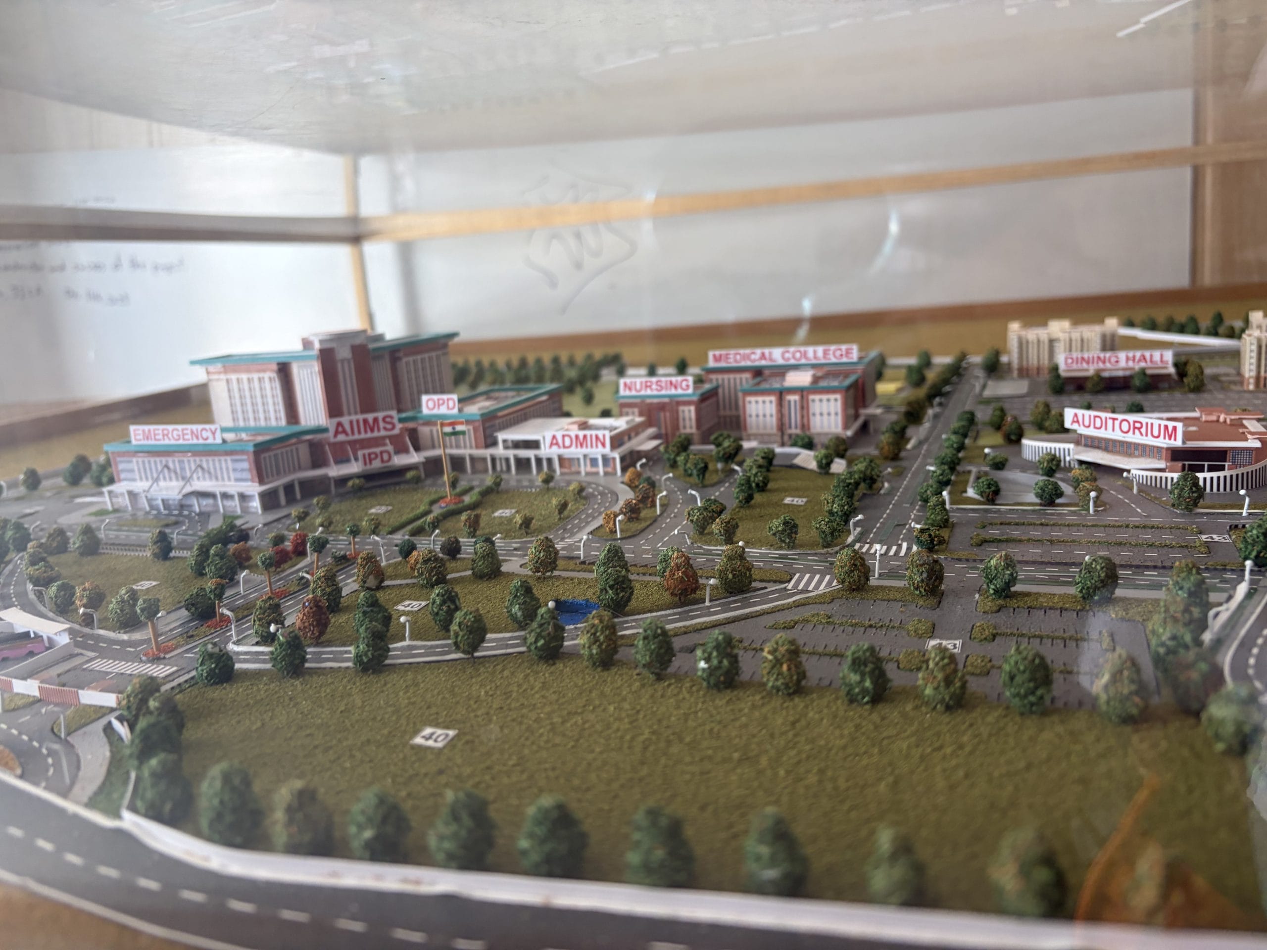 A model depicting what the AIIMS campus in Madurai is expected to look like | Shweta Tripathi | ThePrint
