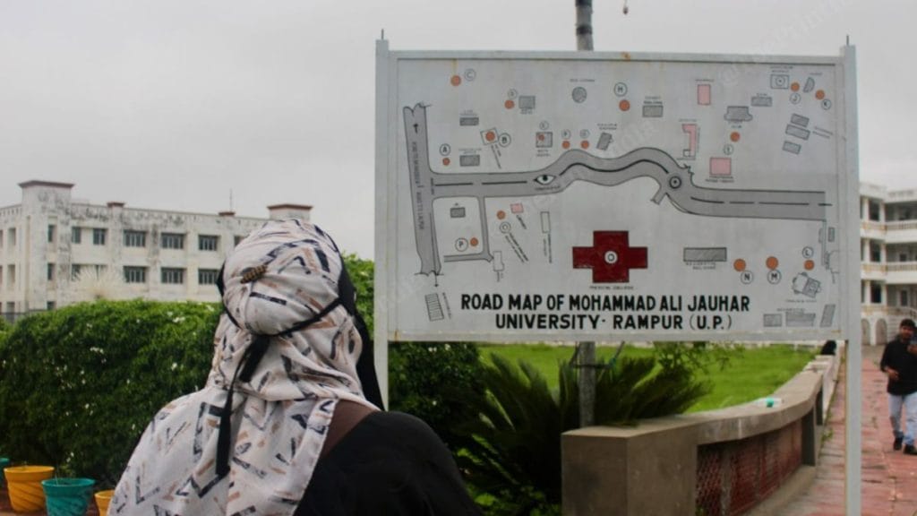 A map of the Jauhar University. Nikitha Arathi Naveen | ThePrint