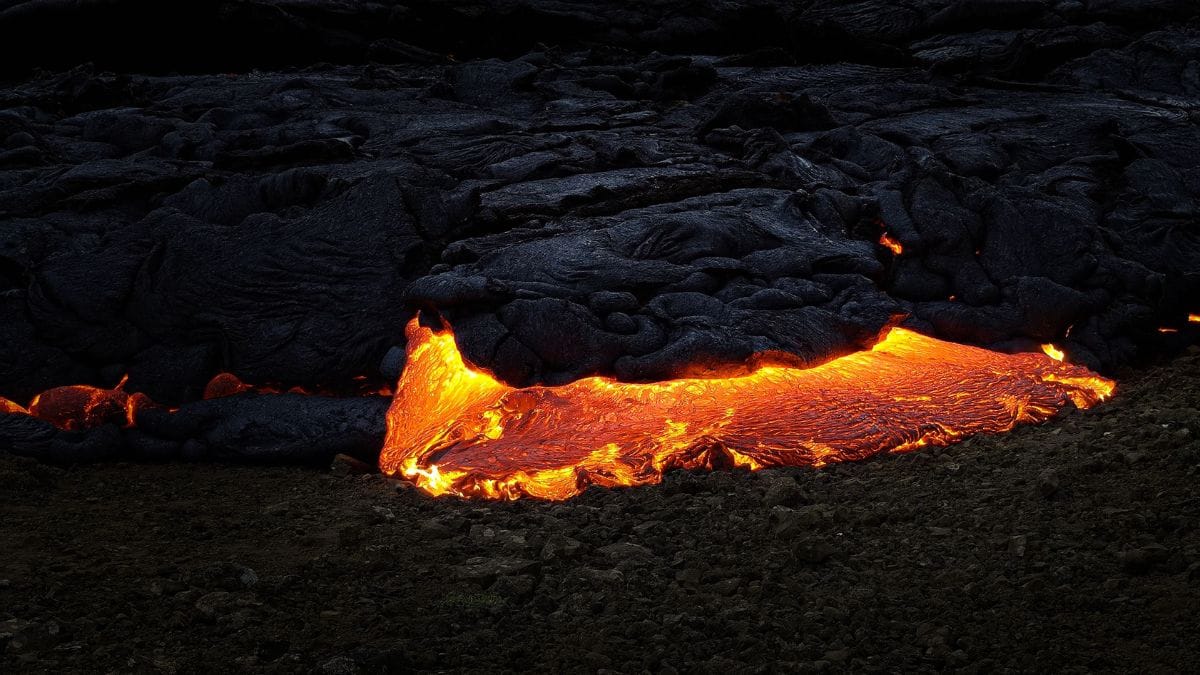 Scientists watched as the ocean split open, oozed 160 million cubic metres of lava