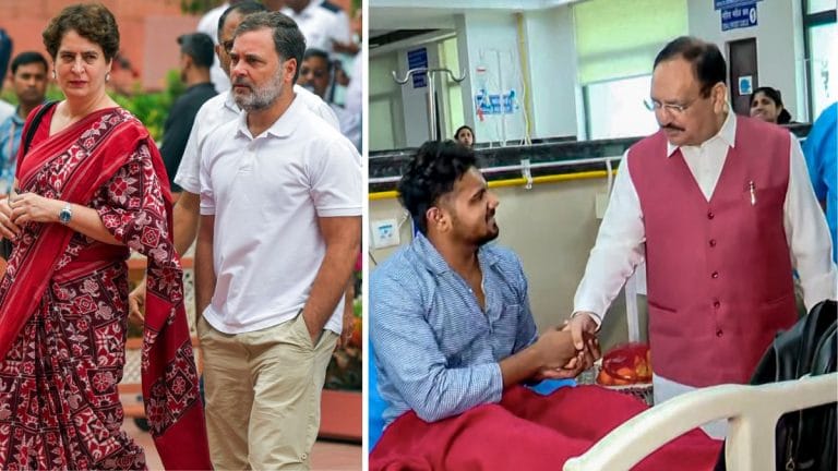 Rahul, Priyanka, Nadda, Kejriwal: Politicians stream into Delhi hospitals to visit injured protesters