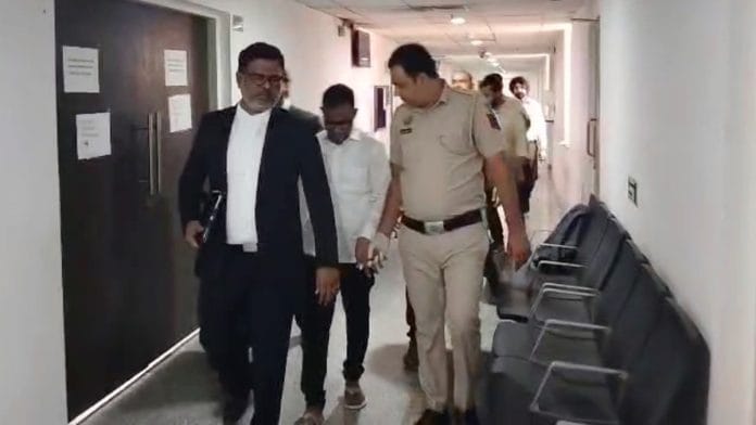 NEET (UG) 2026 leak accused Shivraj Raghunath Motegaonkar being brought to Rouse Avenue Court on 8 July 2026 | ANI