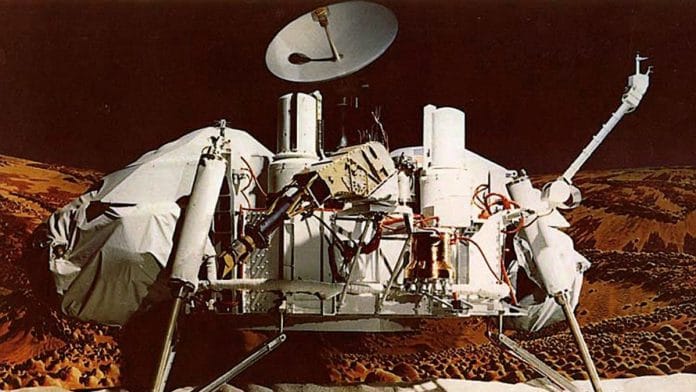 Viking 1 was a two-spacecraft mission, including an orbiter and a lander designed to capture pictures of Mars in unparalleled detail. | NASA