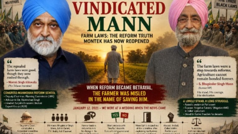 SubscriberWrites: When Montek Vindicated Mann