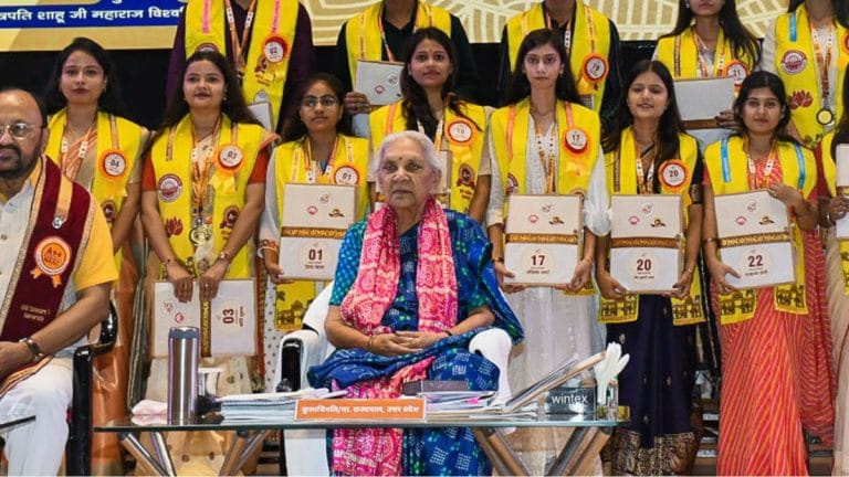 Motherhood to live-in, Anandiben Patel has long list of life lessons for Gen Z. Not everyone is impressed